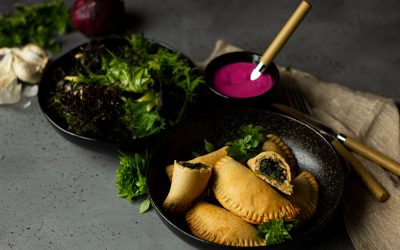 Vegane Empanadas mit Knaller-Protein-Dip