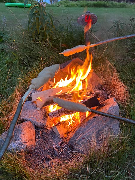 Vegan Vanlife Stockbrot