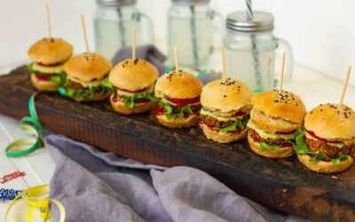 Partyrezept: vegane Mini Burger