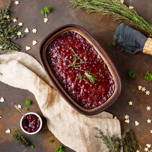 Linsenbraten für das Weihnachtsmenü
