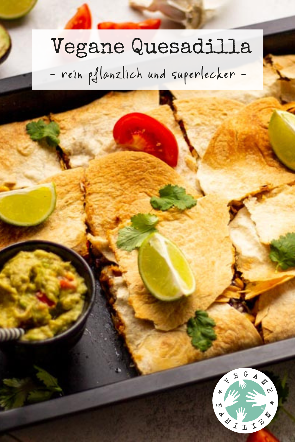Pin vegane Quesadilla