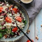Veganer Bratreis mit Bohnen und Tomaten